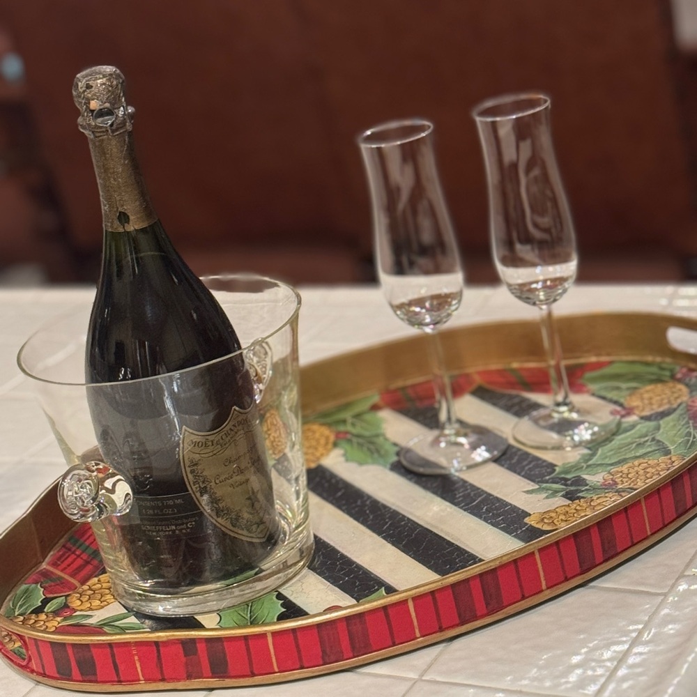 Mackenzie Childs Xmas tray - Picture 2 of 4